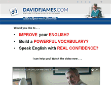 Tablet Screenshot of davidfjames.com